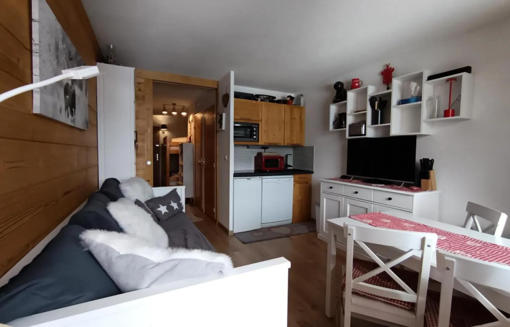 Residence Ferme D'Augustin - Batiment I - Studio Pour 4/5 Personnes - Skis Aux Pieds Mae-8754 Montgenevre 0*,
